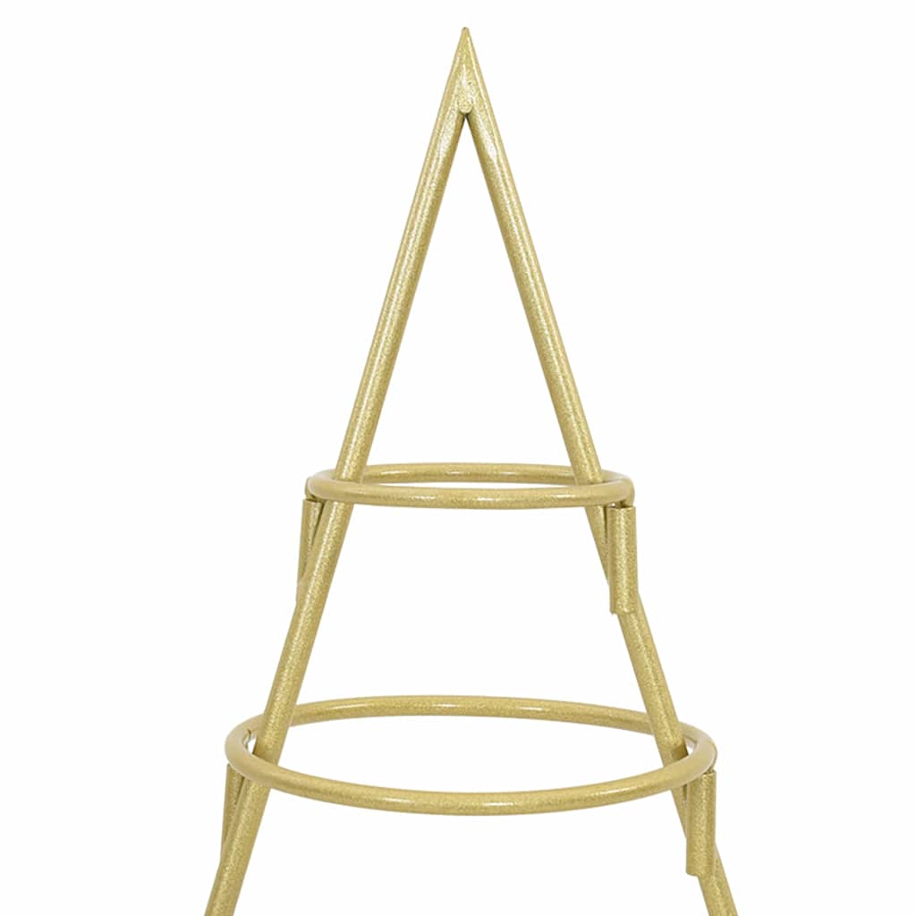 Metalinis Kalėdų medis s stovu Auksinė 125 cm