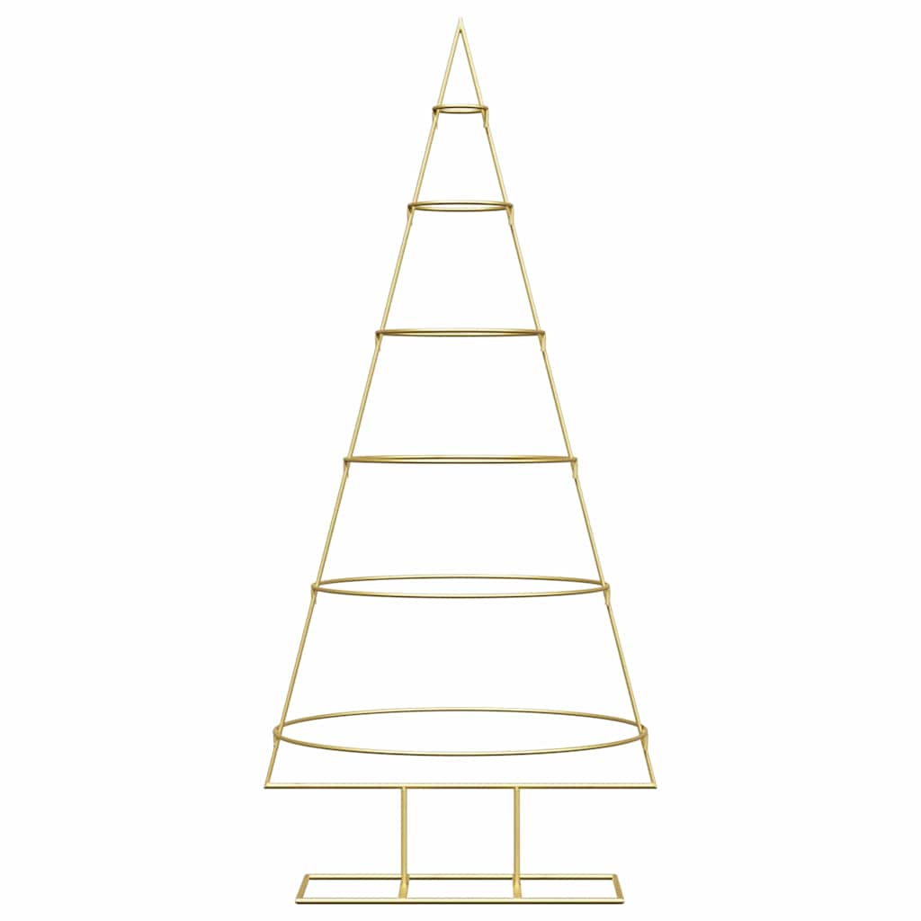 Metalinis Kalėdų medis s stovu Auksinė 150 cm