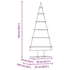 Metalinis Kalėdų medis s stovu Auksinė 150 cm
