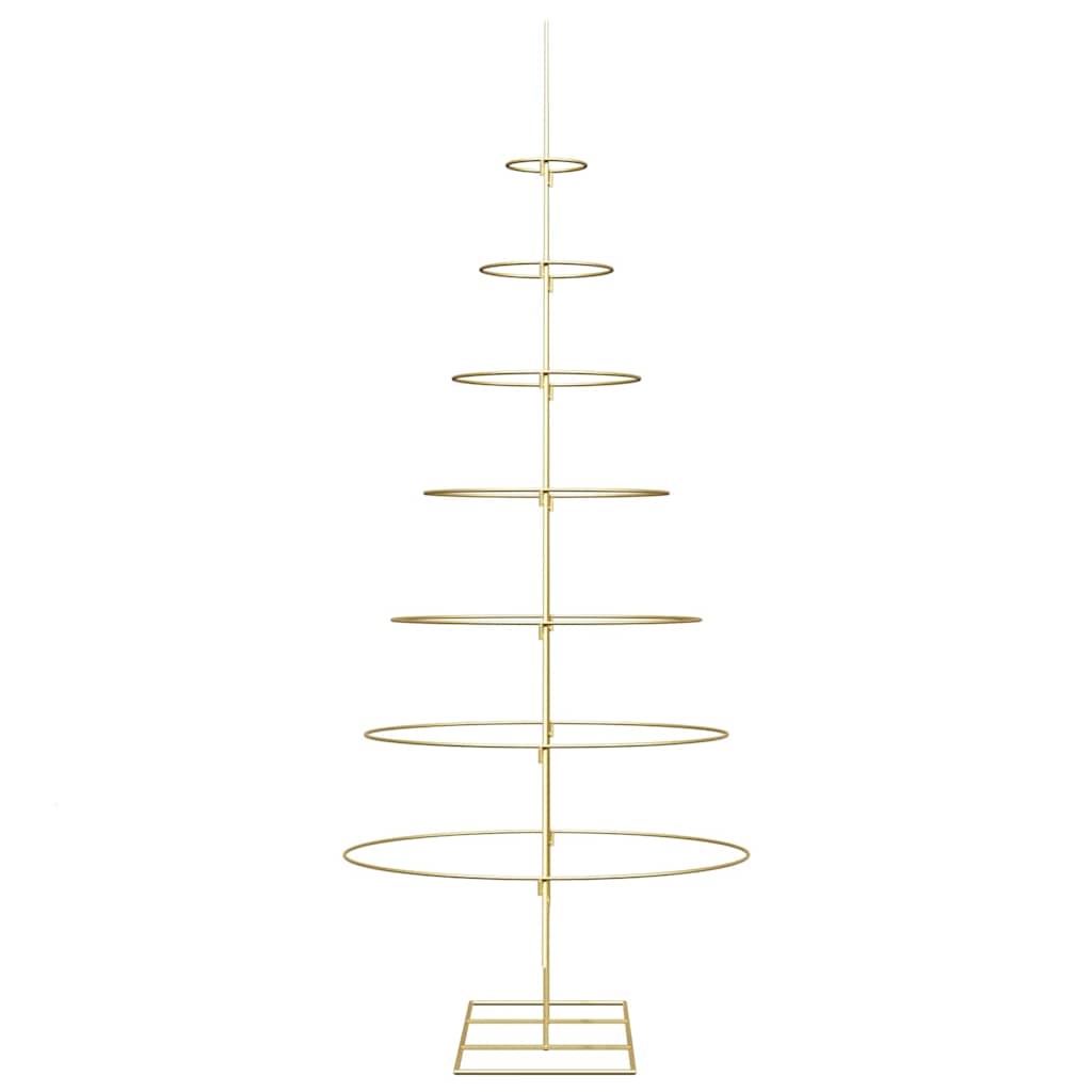 Metalinis Kalėdų medis s stovu Auksinė 210 cm