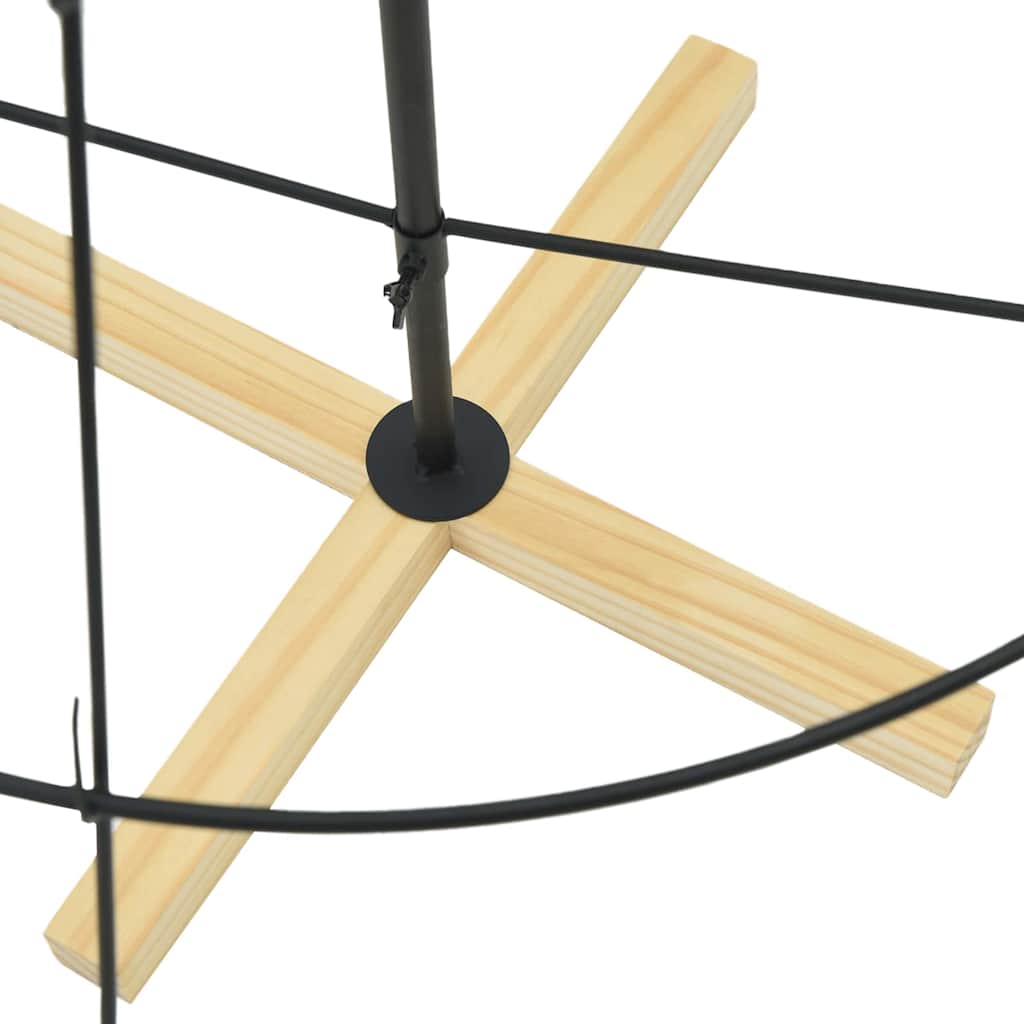 Kalėdų Kūgio Medis s stovu Juoda 150 cm Plienas