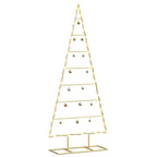 Metalinis Kalėdų medis s stovu Auksinė 125 cm
