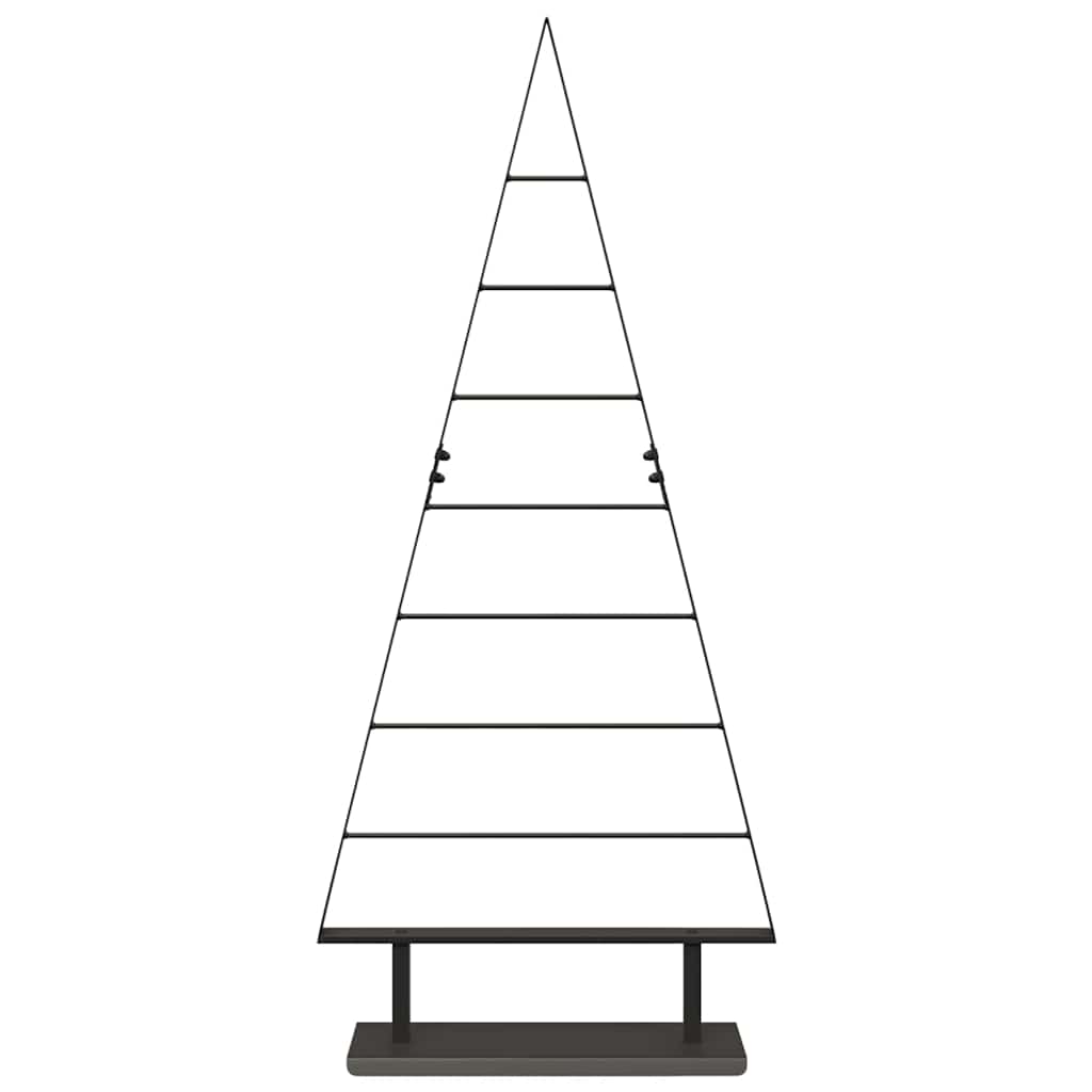 Metalinis Kalėdų medis s stovu Juoda 125 cm Plienas