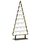 Metalinis Kalėdų medis s stovu Juoda 125 cm Plienas