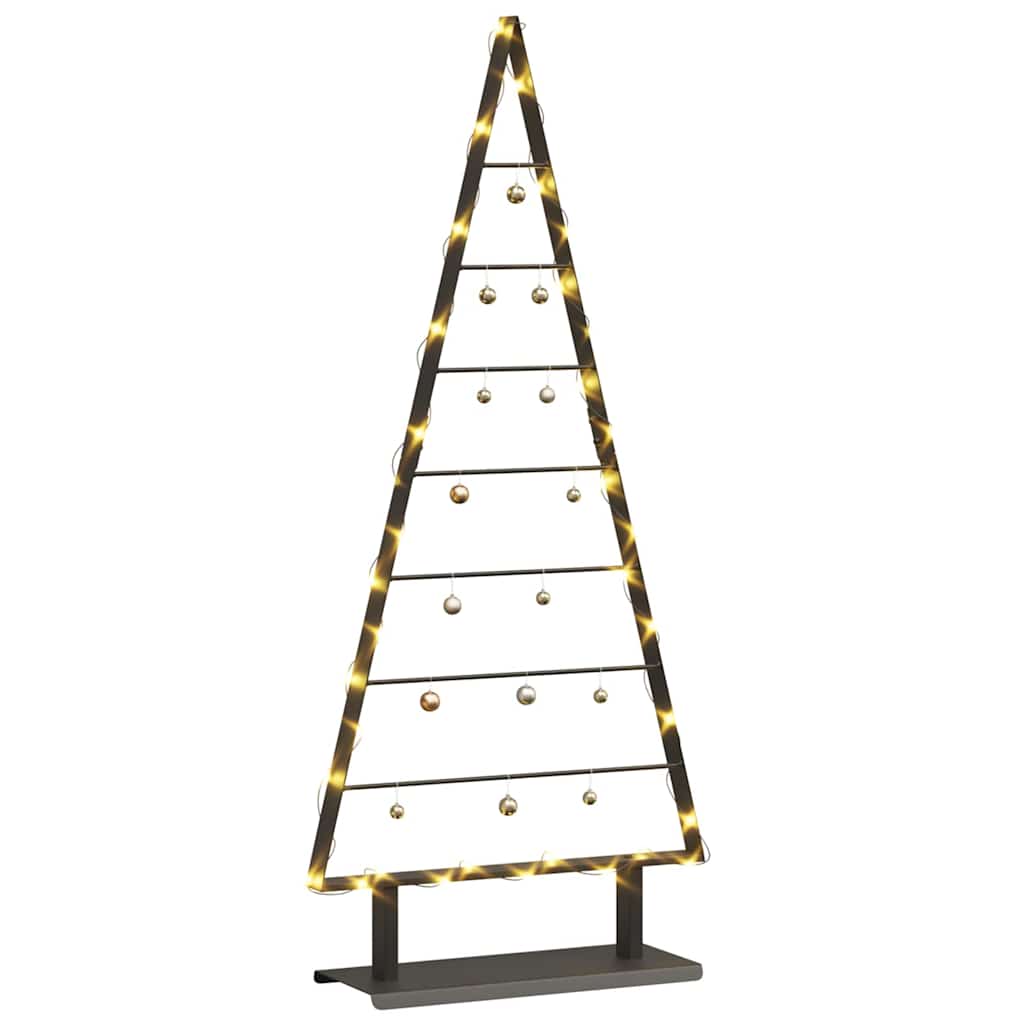 Metalinis Kalėdų medis s stovu Juoda 125 cm Plienas