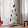 Metalinis Kalėdų medis s stovu Juoda 150 cm Plienas