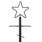 Metalinis Kalėdų medis s stovu Juoda 90 cm