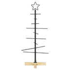 Metalinis Kalėdų medis s stovu Juoda 90 cm