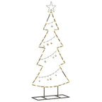 Metalinis Kalėdų medis s stovu Juoda 125 cm Plienas