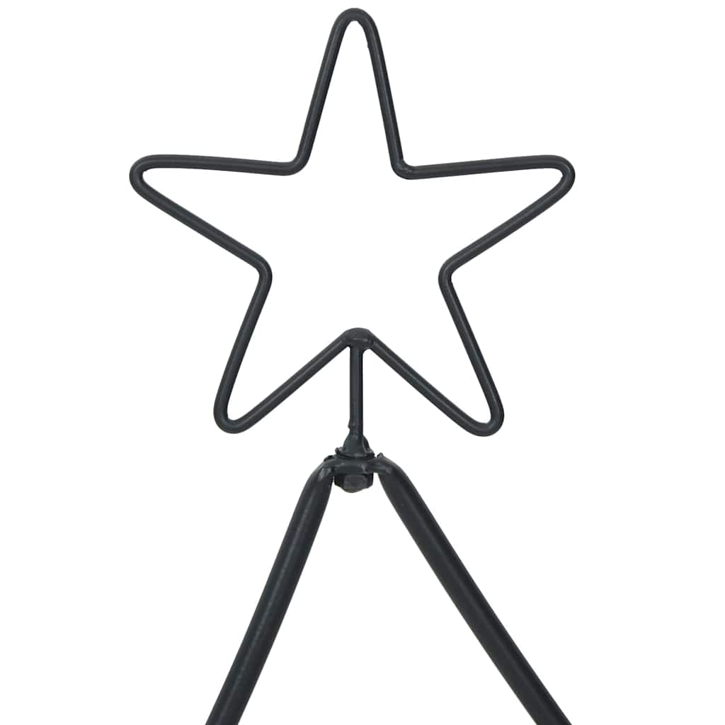 Metalinis Kalėdų medis s stovu Juoda 150 cm Plienas