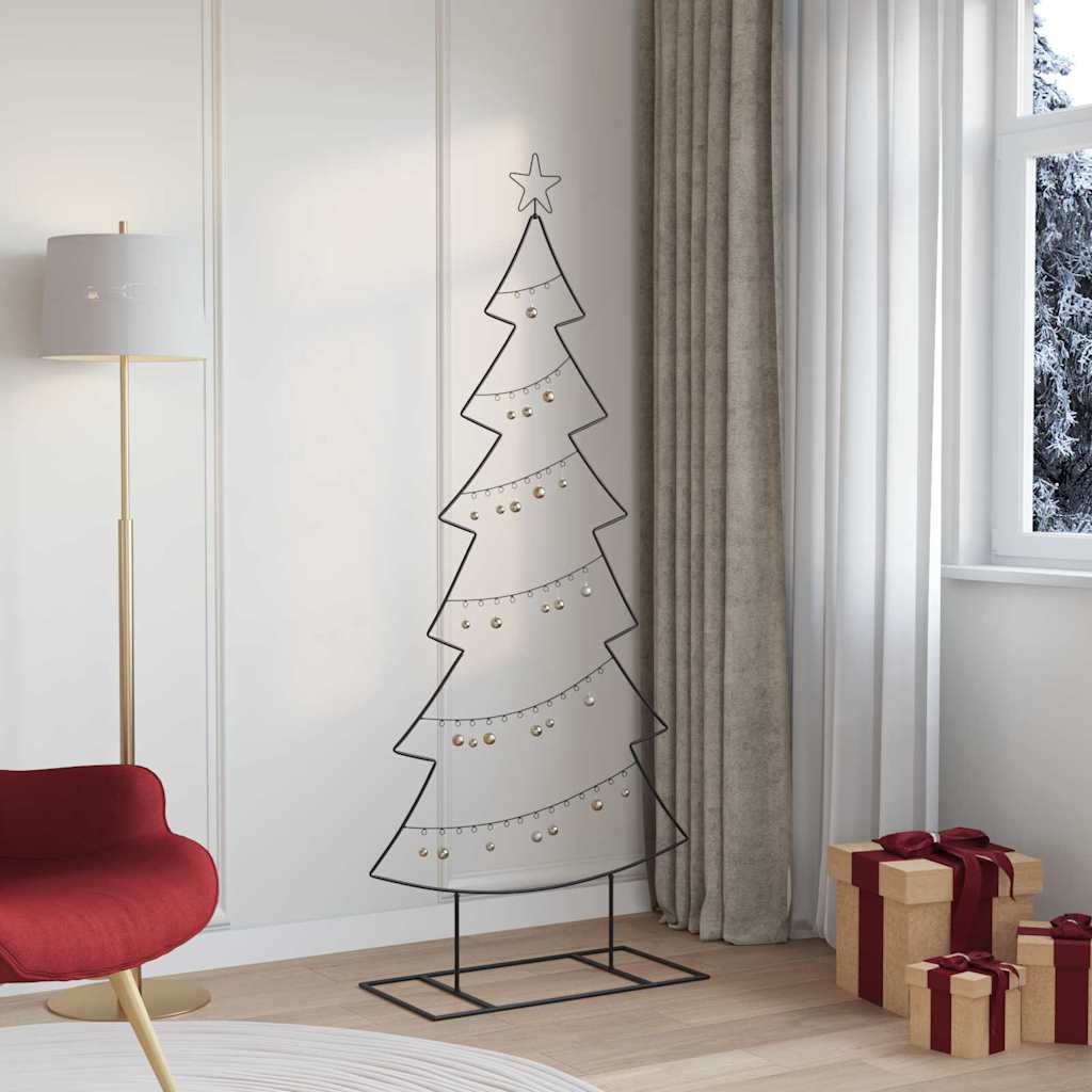 Metalinis Kalėdų medis s stovu Juoda 180 cm Plienas