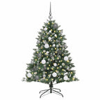 Dirbtinė Kalėdų eglutė Žalia 120 cm PVC, plastikas ir plienas