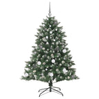 Dirbtinė Kalėdų eglutė Žalia 150 cm PVC, plastikas ir plienas
