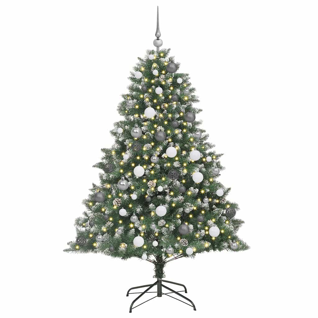 Dirbtinė Kalėdų eglutė Žalia 180 cm PVC, plastikas ir plienas