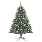 Dirbtinė Kalėdų eglutė Žalia 210 cm PVC, plastikas ir plienas