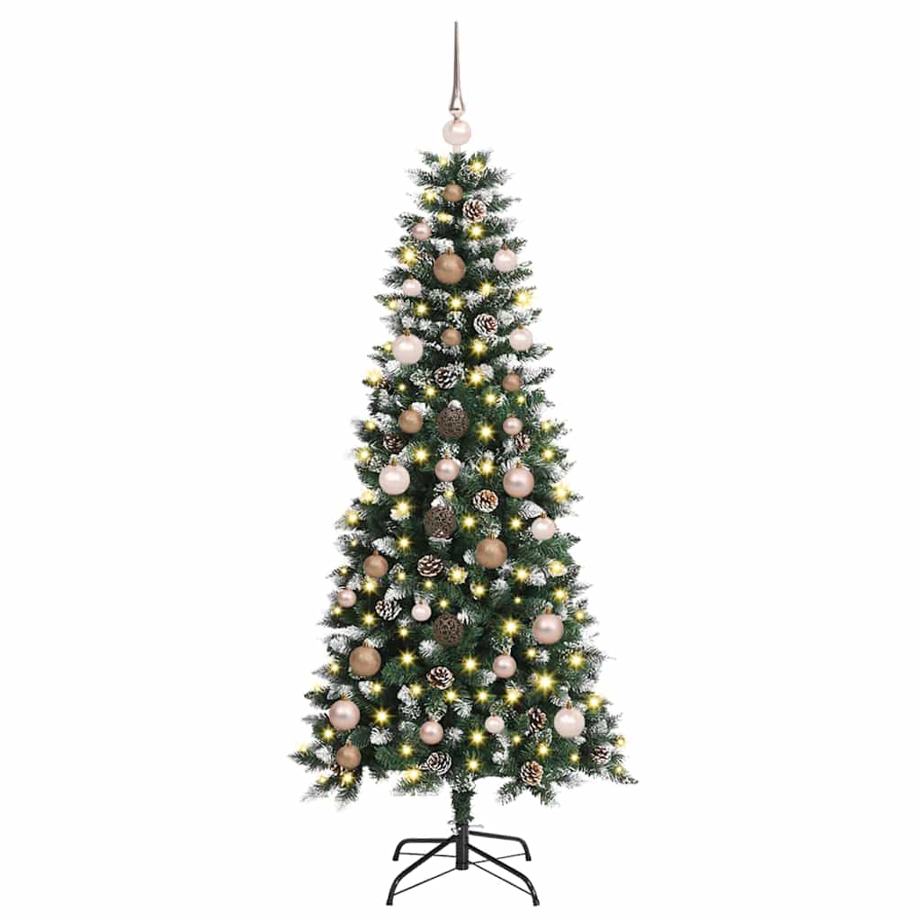 Dirbtinė Kalėdų eglutė Žalia 150 cm PVC, plastikas ir plienas