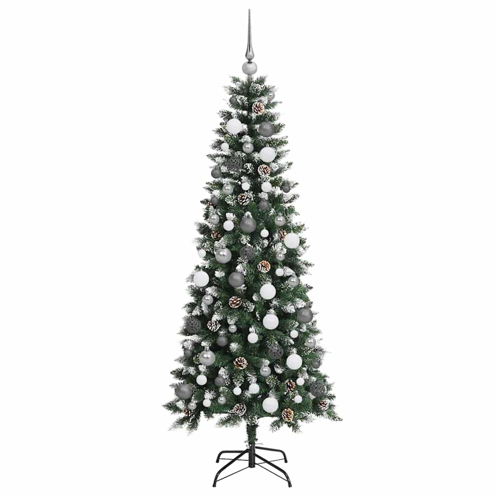 Dirbtinė Kalėdų eglutė Žalia 180 cm PVC, plastikas ir plienas