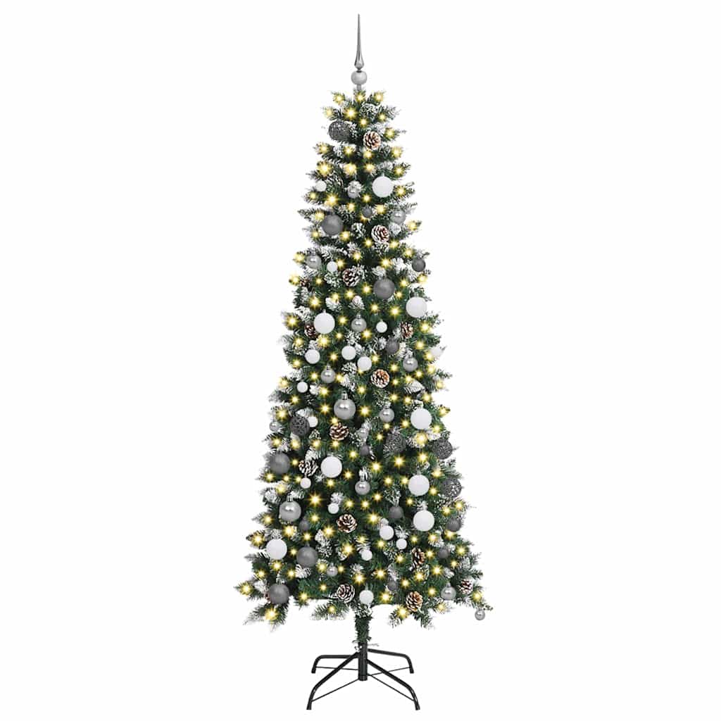 Dirbtinė Kalėdų eglutė Žalia 210 cm PVC, plastikas ir plienas