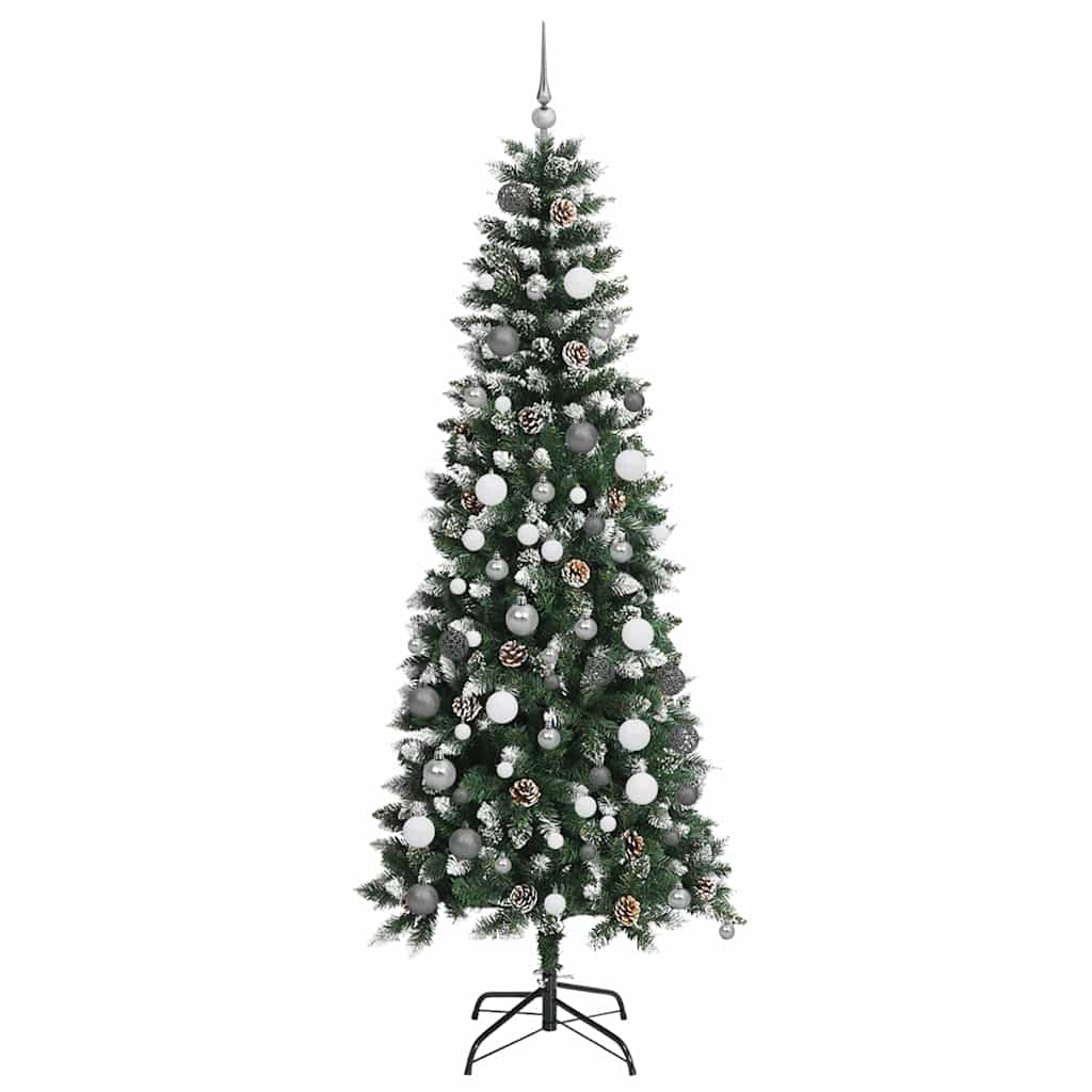 Dirbtinė Kalėdų eglutė Žalia 210 cm PVC, plastikas ir plienas