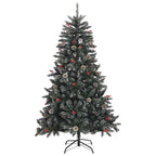 Dirbtinė Kalėdų eglutė Žalia 120 cm PVC, plastikas ir plienas