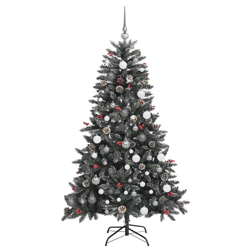 Dirbtinė Kalėdų eglutė Žalia 180 cm PVC, plastikas ir plienas