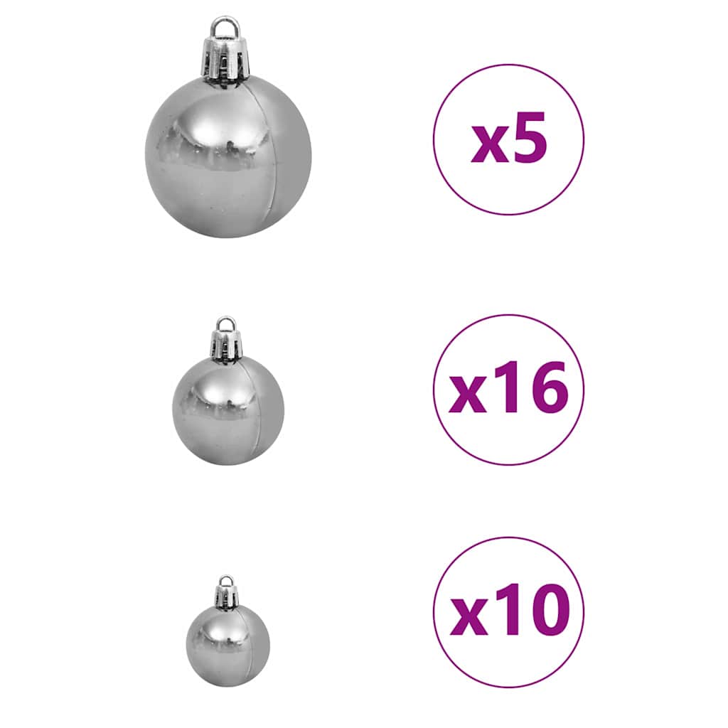 vidaXL Dirbtinė Kalėdų eglutė Žalia 240 cm PVC, plastikas ir plienas