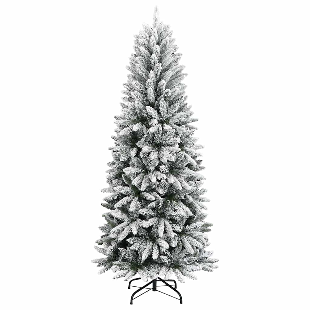 Dirbtinė Kalėdų eglutė su 150 LED s stovu Balta 150 cm