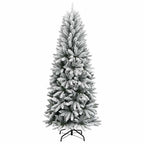 Dirbtinė Kalėdų eglutė su 300 LED s stovu Balta 210 cm