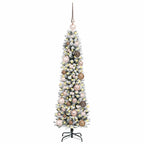 Dirbtinė Kalėdų eglutė Balta 120 cm PVC ir Metalas ir Plastikas