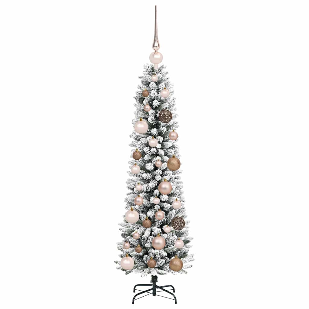 Dirbtinė Kalėdų eglutė Balta 120 cm PVC ir Metalas ir Plastikas