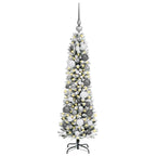 Dirbtinė Kalėdų eglutė Balta 120 cm PVC ir Metalas ir Plastikas