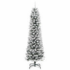 Dirbtinė Kalėdų eglutė Balta 120 cm PVC ir Metalas ir Plastikas