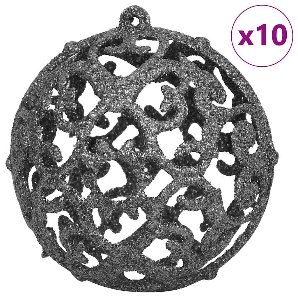 vidaXL Dirbtinė Kalėdų eglutė Balta 210 cm PVC ir Metalas ir Plastikas