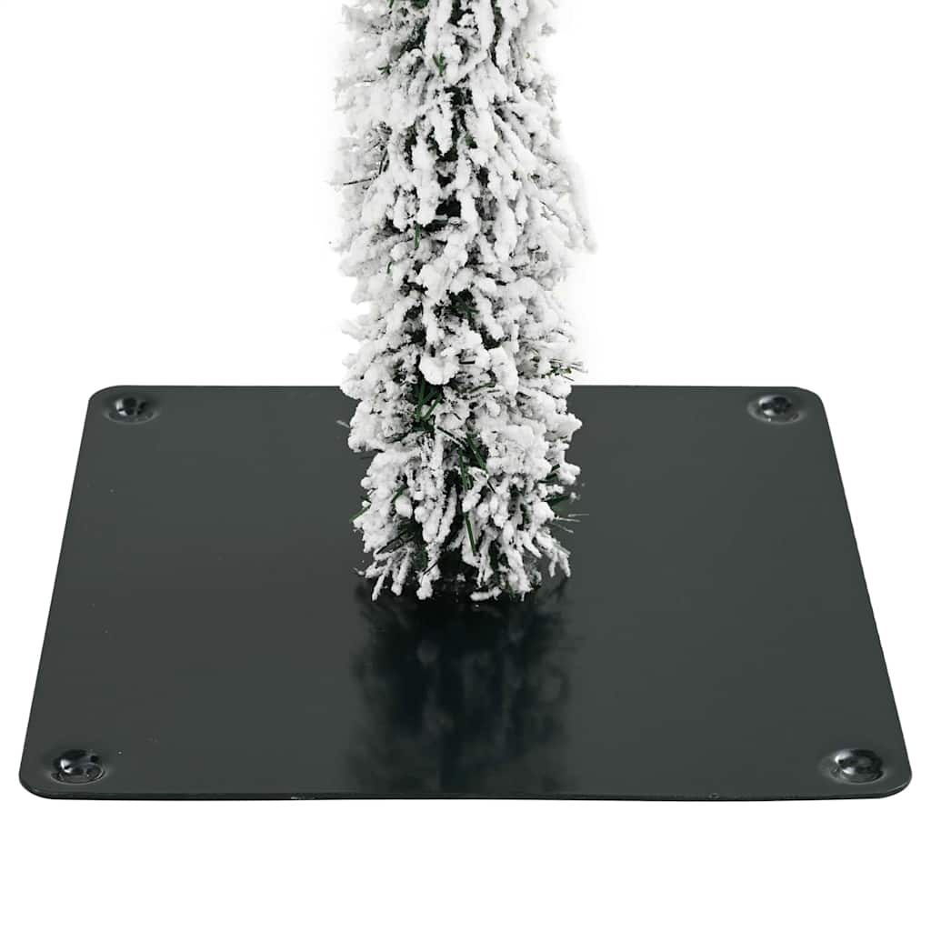 Kalėdų eglutė su 300 LED s stovu Balta 180 cm PE ir Plienas