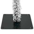 Kalėdų eglutė su 300 LED s stovu Balta 210 cm PE ir Plienas