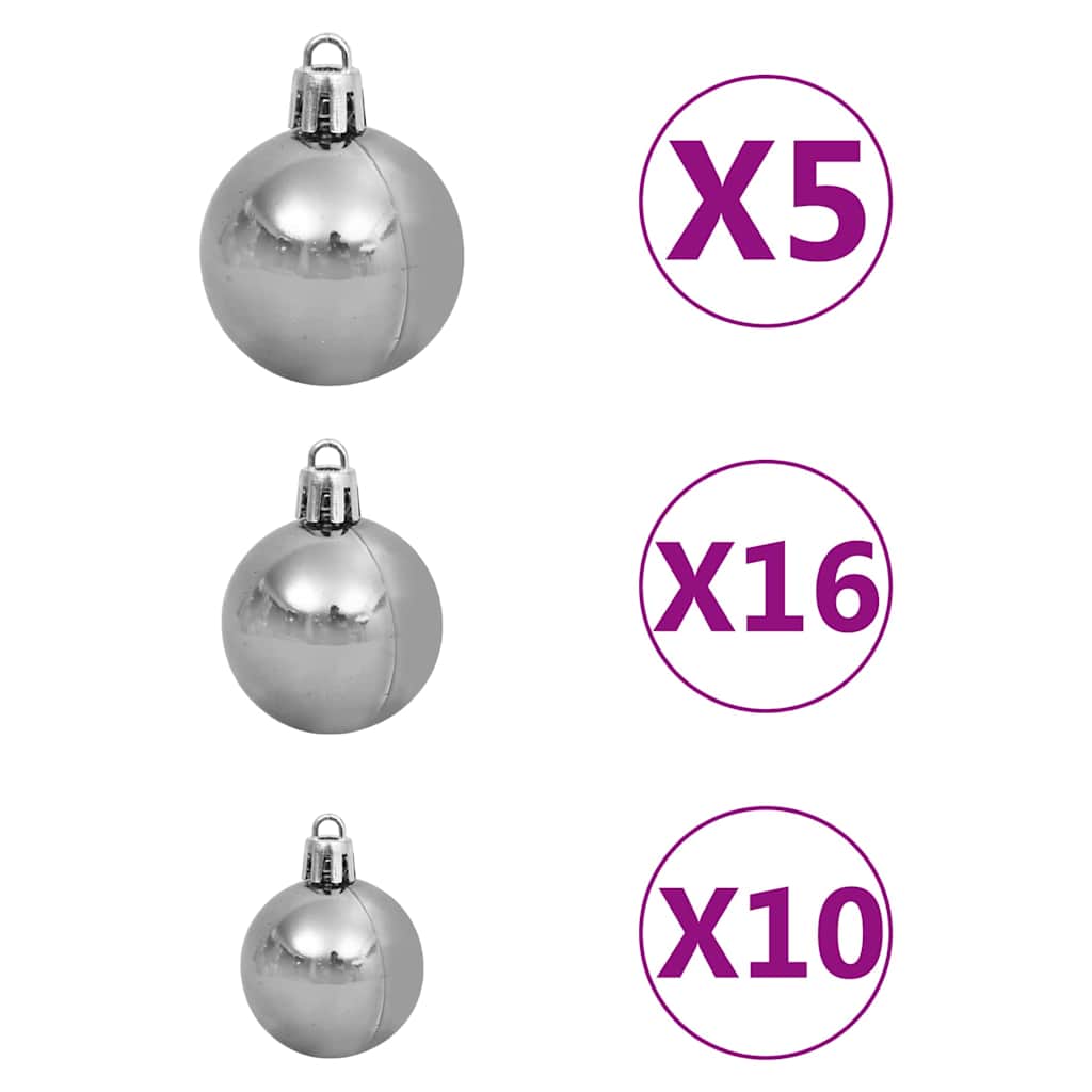 Dirbtinė Kalėdų eglutė Žalia 180 cm PVC ir Plienas ir Plastikas