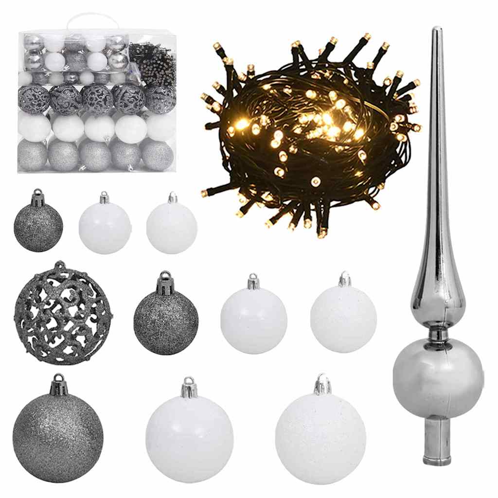 Dirbtinė Kalėdų eglutė Žalia 180 cm PVC ir Plienas ir Plastikas