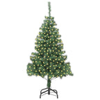 Kalėdų eglutė su 300 LED s stovu Žalia 180 cm PVC