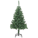 Kalėdų eglutė su 300 LED s stovu Žalia 180 cm PVC