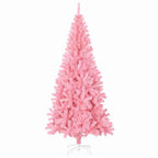 Kalėdų eglutė su 300 LED s stovu Rožinė 180 cm PVC