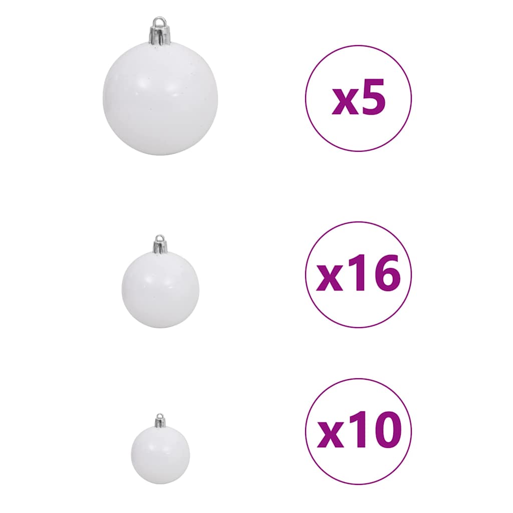 vidaXL Kalėdų eglutė su 300 LED s stovu Auksinė 180 cm PET