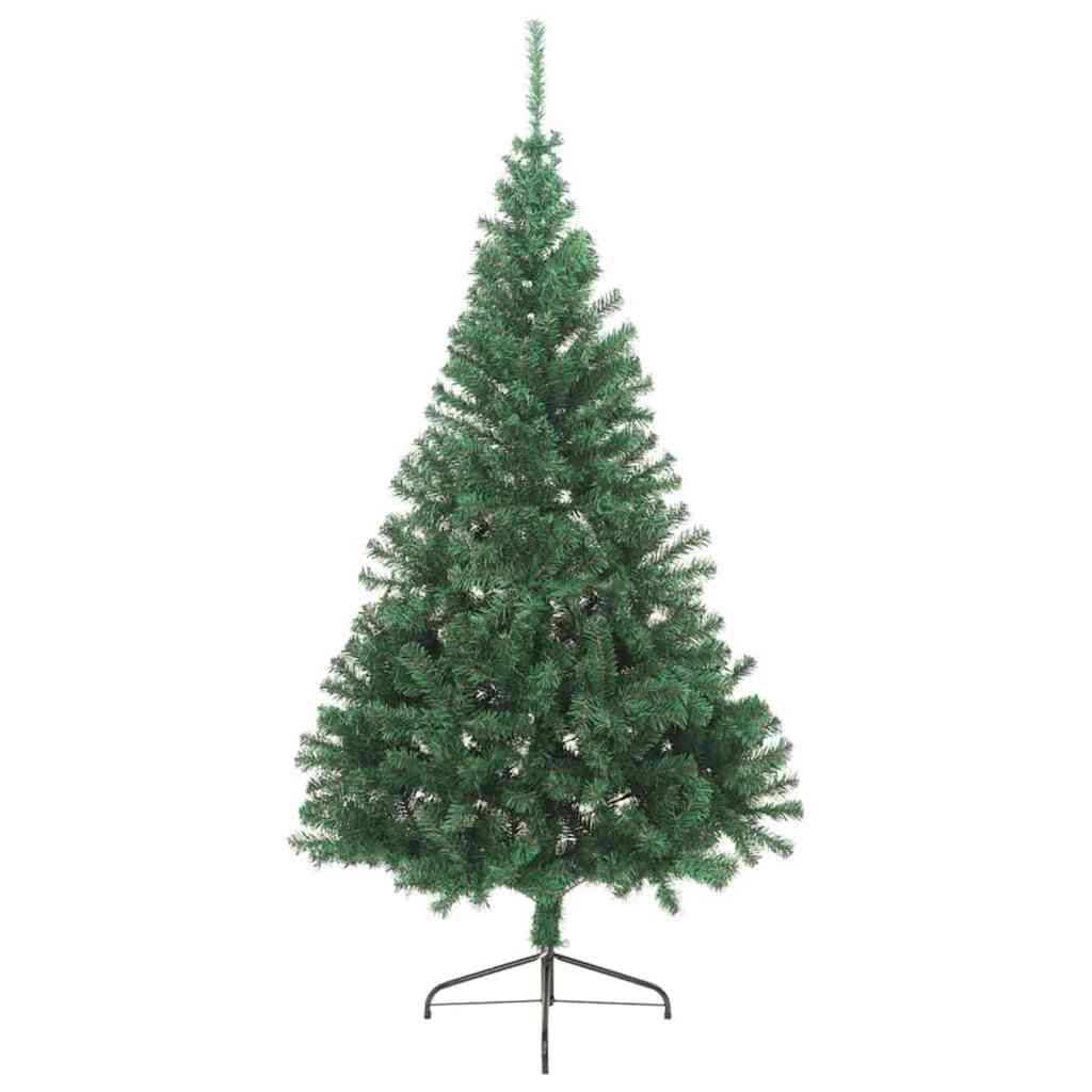 Dirbtinis prieššventinis eglutė su šviesomis Žalia 240 cm PVC