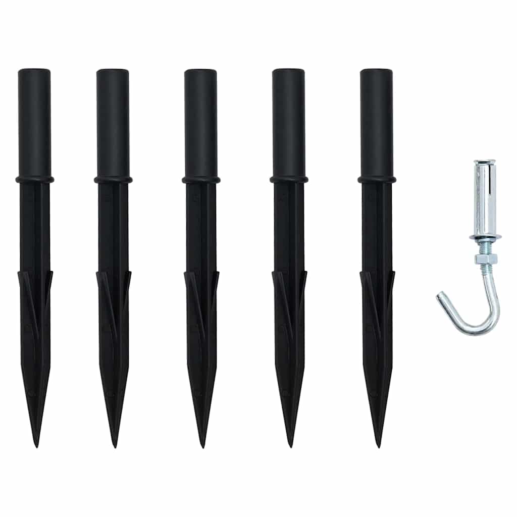 LED Kalėdinė eglutė su žemės kuoleliais Šilta balta 182 cm