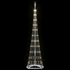 LED Kalėdų medis s stovu Šilta balta 51 x 51 x 190 cm metalas