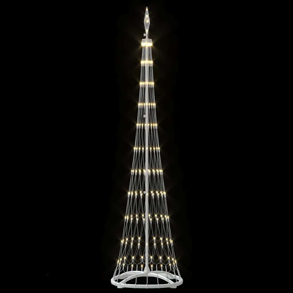 LED Kalėdų medis s stovu Šilta balta 51 x 51 x 190 cm metalas