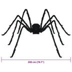 Helovino voro dekoracija 3 pcs Juoda 200 cm