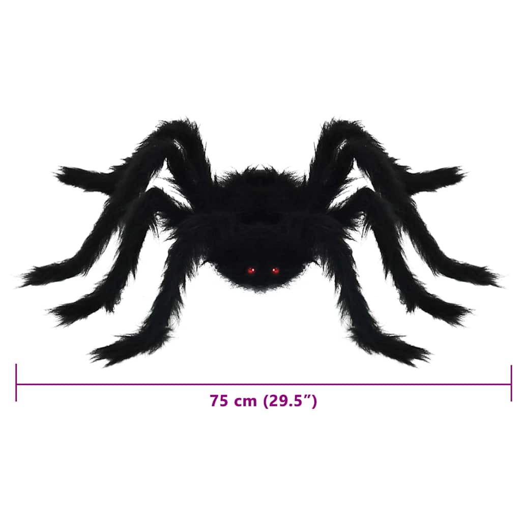 Helovino voro dekoracija 6 pcs Juoda 75 cm