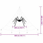 Helovino voro dekoracija su voratinkliais 2 pcs Juoda ir balta