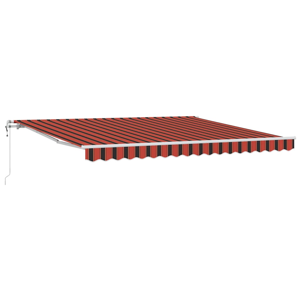 Ištraukiama markizė Oranžinė ir ruda 400 × 300 cm