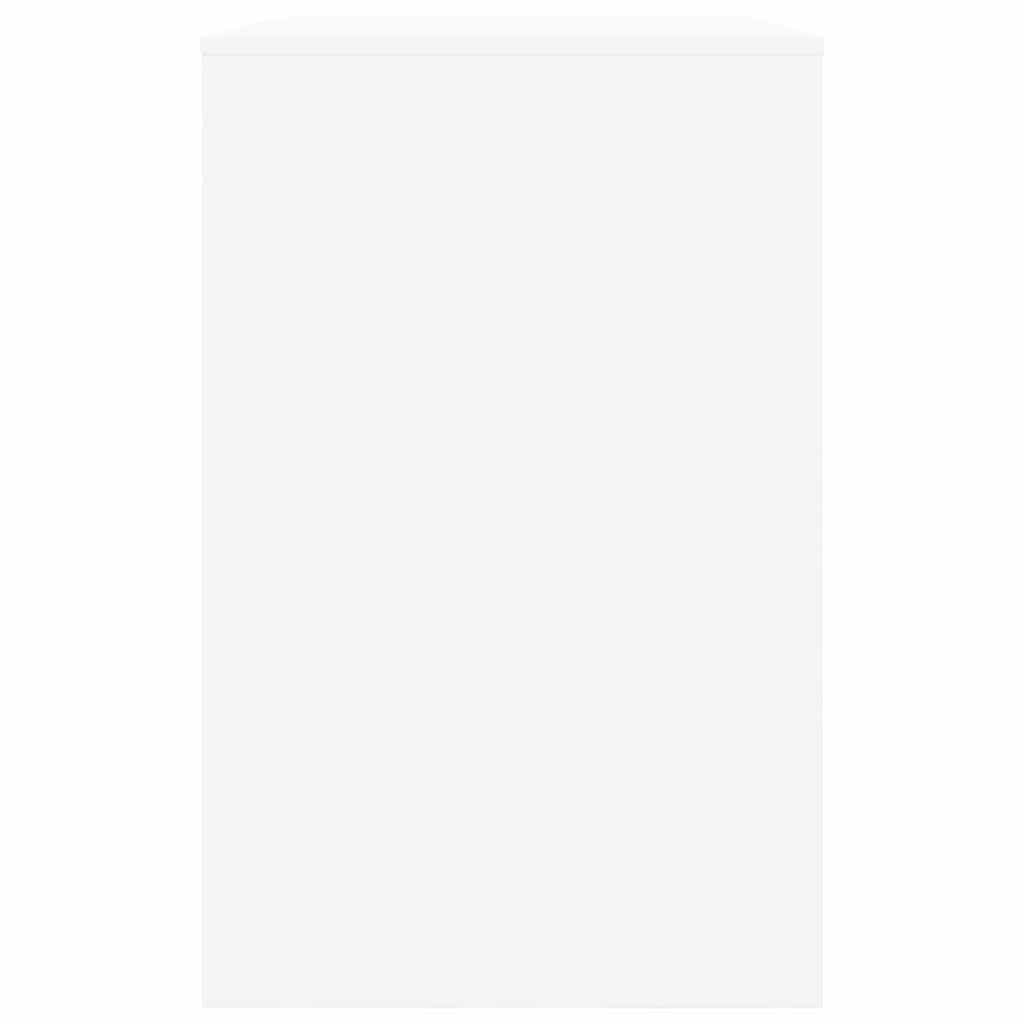 Stalas su stalčių Balta 100 x 50 x 78 cm Apdirbta mediena